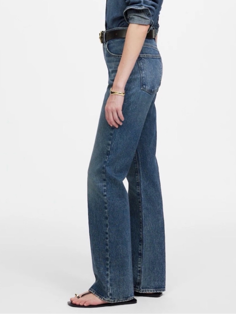 Madewell relaxed bootcut jeans concho wash size 25